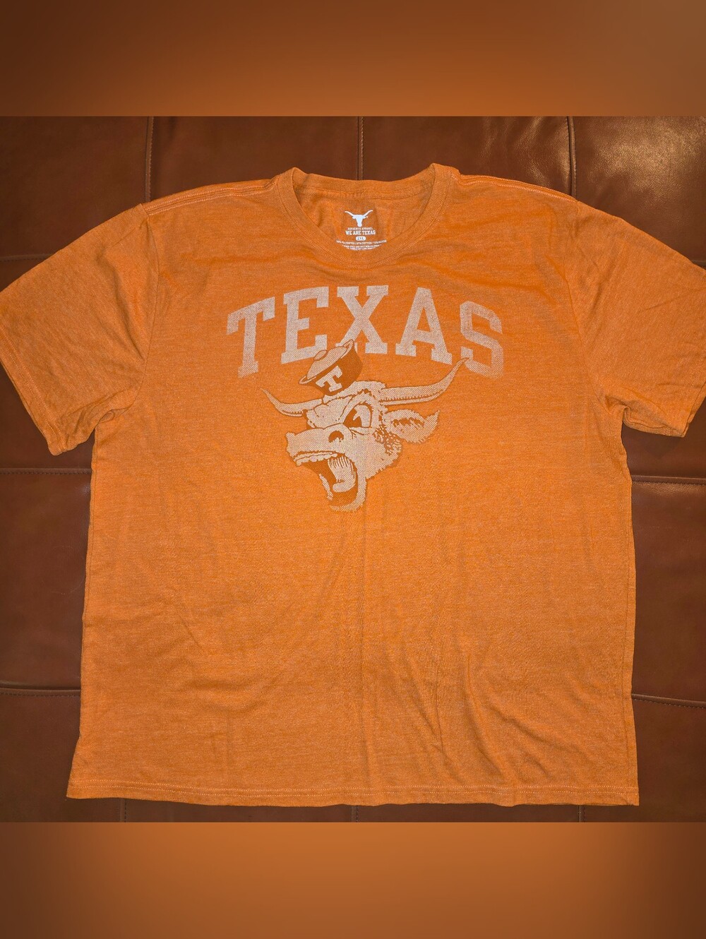Texas Longhorns Orange Tshirt Authentic Texas TEE
